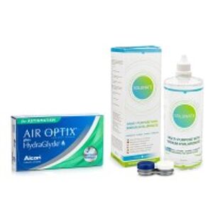 Alcon Air Optix Plus Hydraglyde for Astigmatism (3 čočky) + Solunate Multi-Purpose 400 ml s pouzdrem