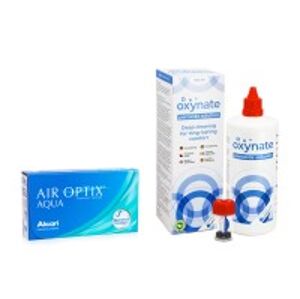 Alcon Air Optix Aqua (6 čoček) + Oxynate Peroxide 380 ml s pouzdrem