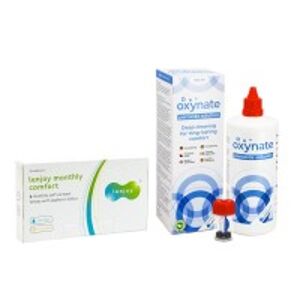 Supervision Lenjoy Monthly Comfort (6 čoček) + Oxynate Peroxide 380 ml s pouzdrem