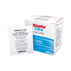 BlephaCura Salina sterilní ubrousky pro péči o oční víčka 20 ks